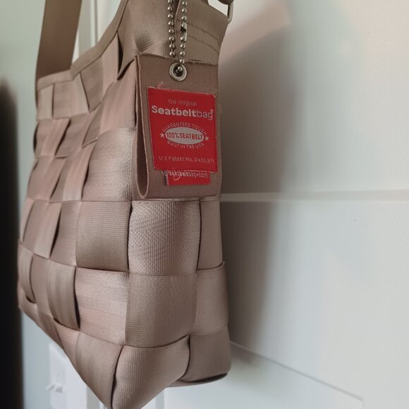 Harvey's Original Seatbelt Extra Large Purse/Tote Blush Beige - Picture 3 of 16